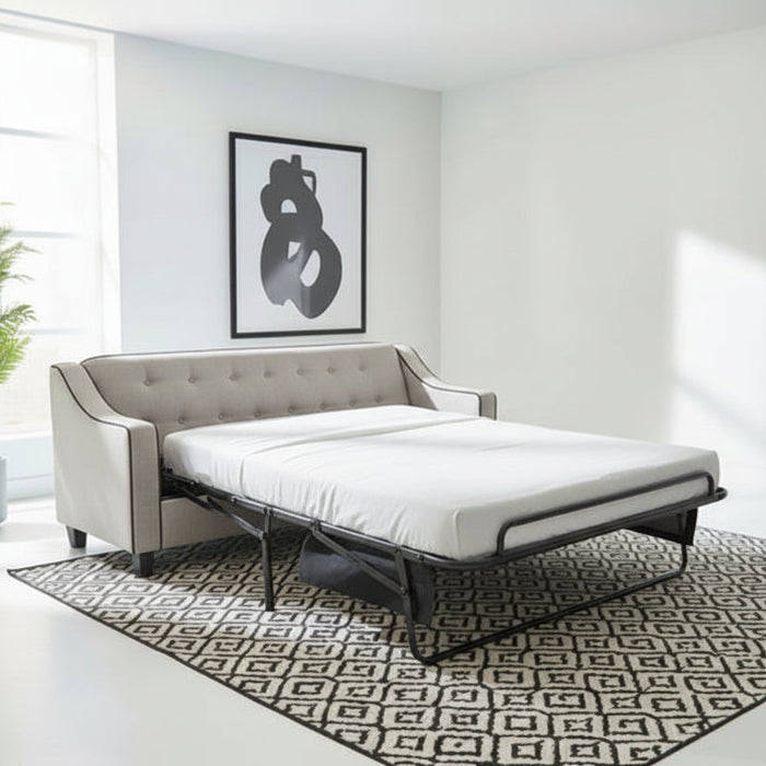 Raiden 3 Seater Sofa bed Fabric, 204cm