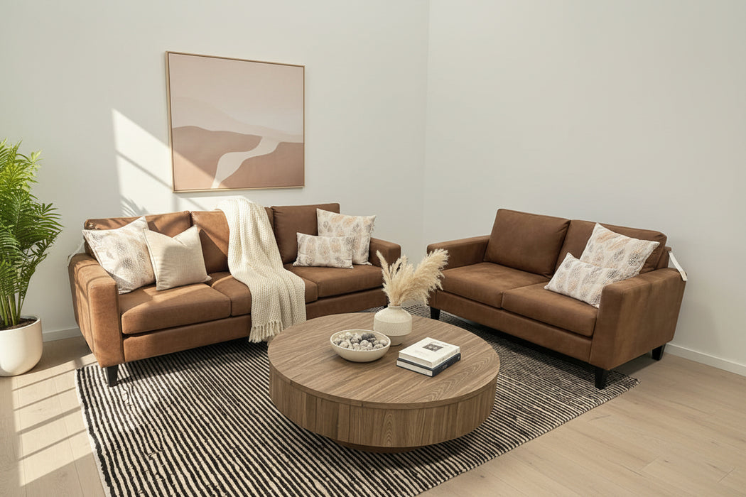 Cleo 3 + 2 Seater Fabric Lounge