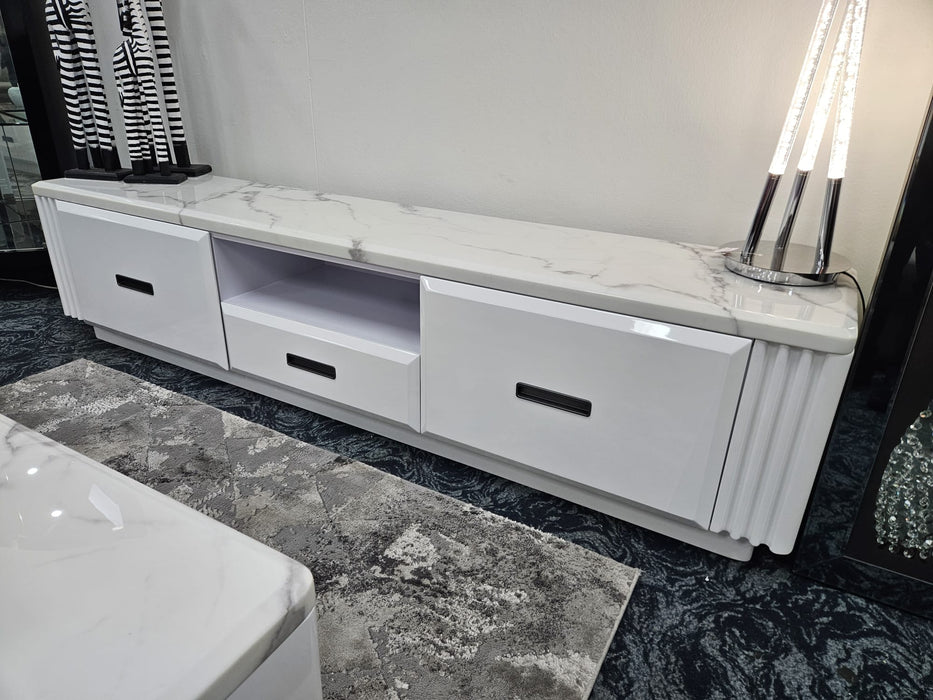 Madrid 2.0 Entertainment Unit - White