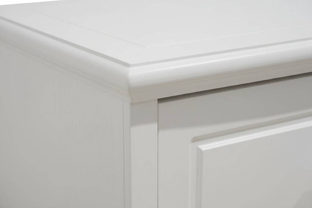 Davinci 2 Drawer Bedside White