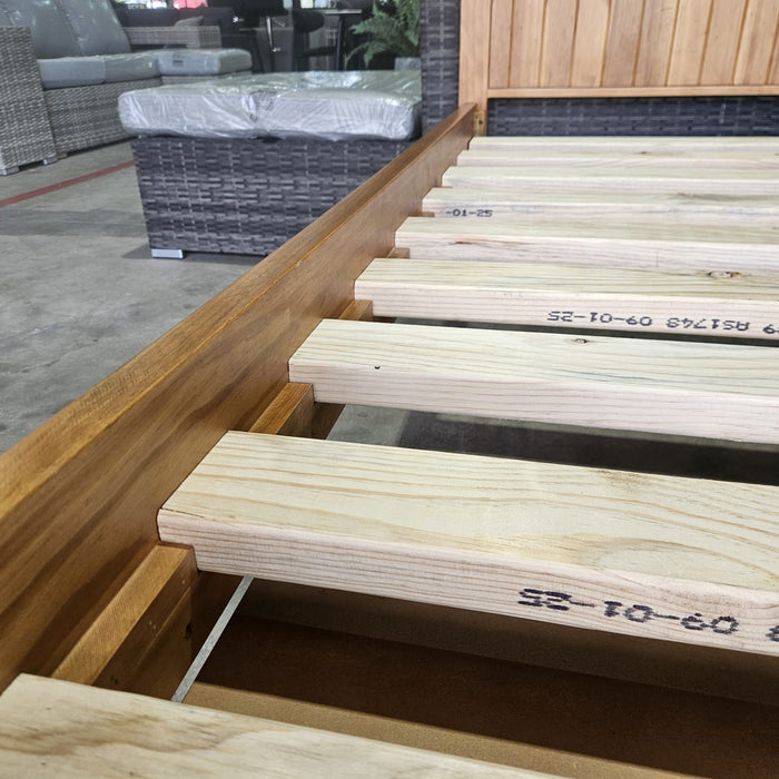 Cleo Solid Timber Queen Bed with Drawers – Australian Made