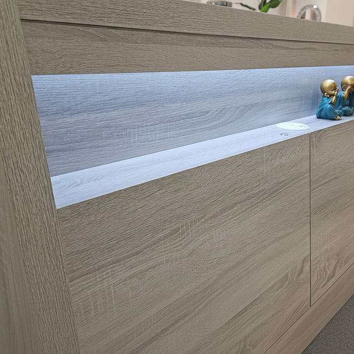 Edge King Single Bed Cement Grey