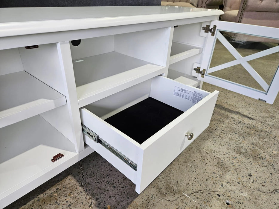 Haven 170cm Entertainment Unit Tv Stand White - Sydney