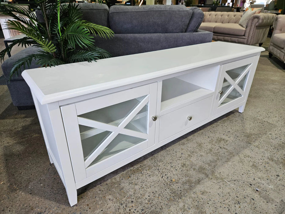Haven 170cm Entertainment Unit Tv Stand White - Sydney