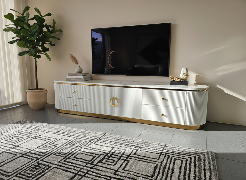 160cm Amara Tv Stand, White