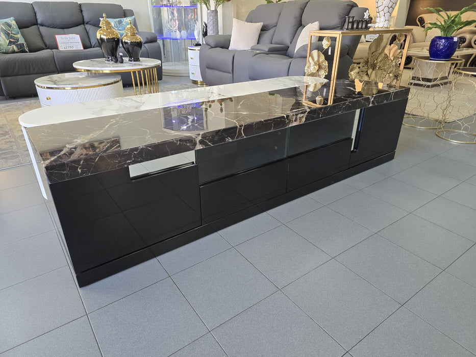 Carmela 2.0m Entertainment Unit - White