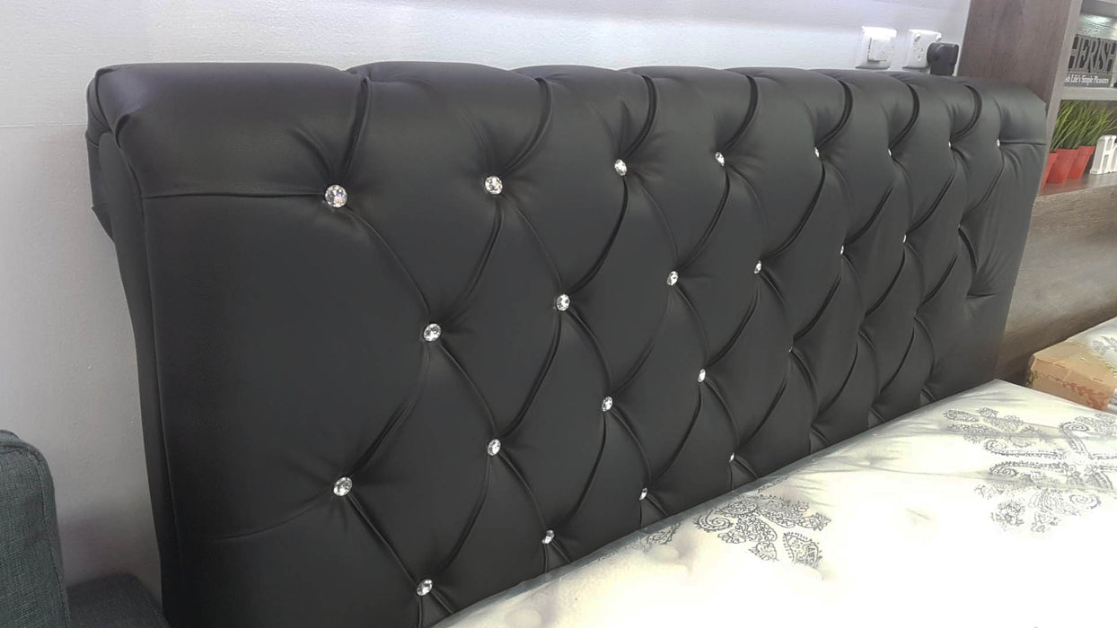 Diamente Leather Bed Frame