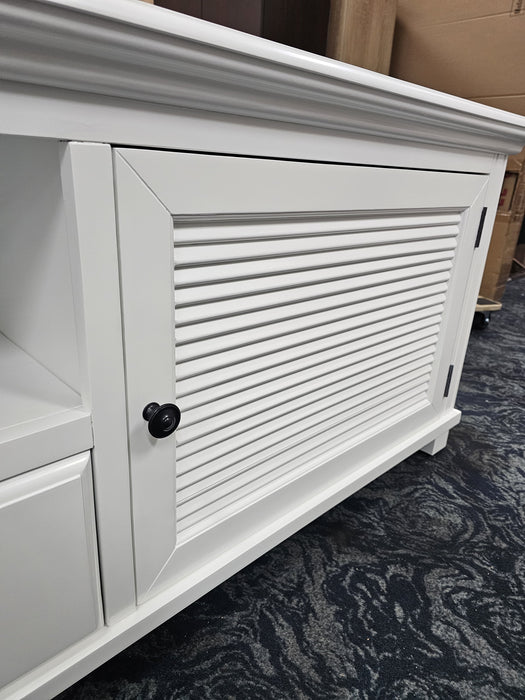West Beach 1.7m Hamptons Entertainment Unit - White