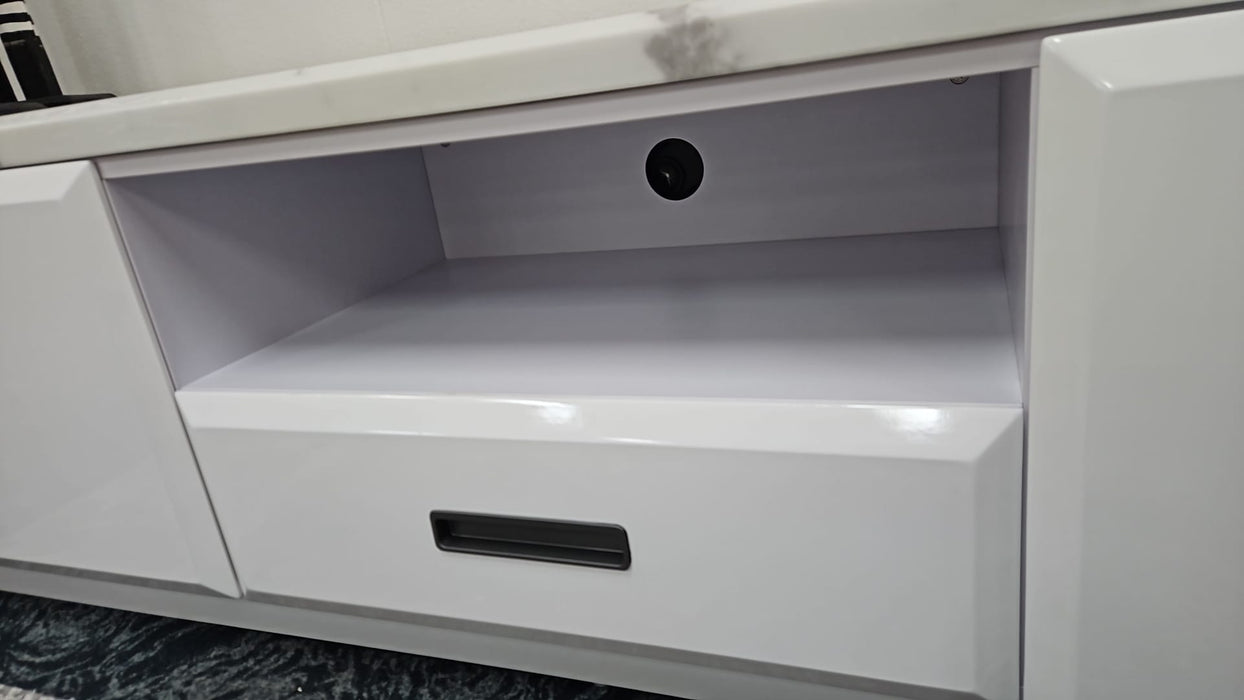 Madrid 2.0 Entertainment Unit - White