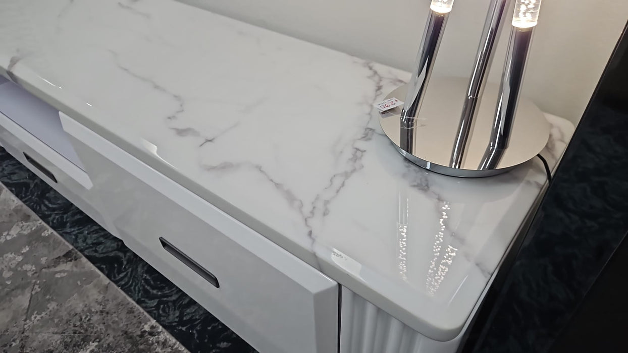 Madrid 2.0 Entertainment Unit - White
