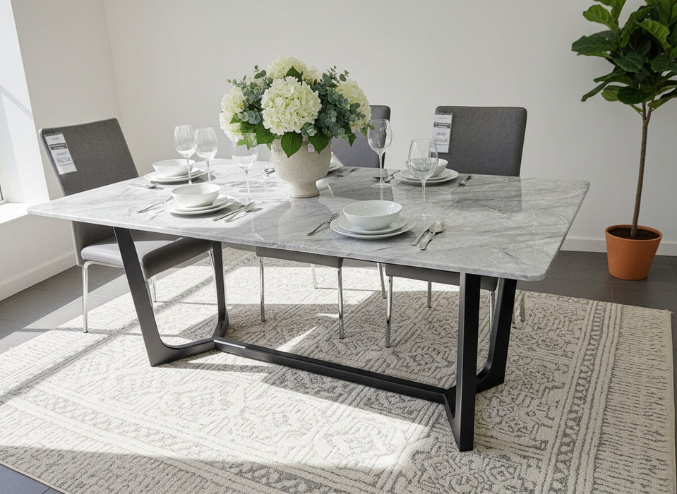 Vanesa Rectangular Marble Dining Table