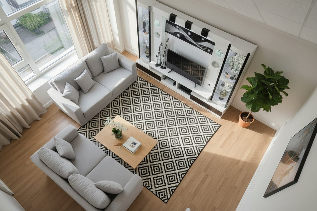 Modern 2.90m Entertainment Wall Unit