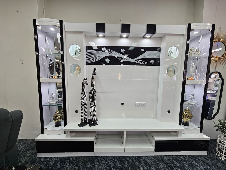 Modern 2.90m Entertainment Wall Unit