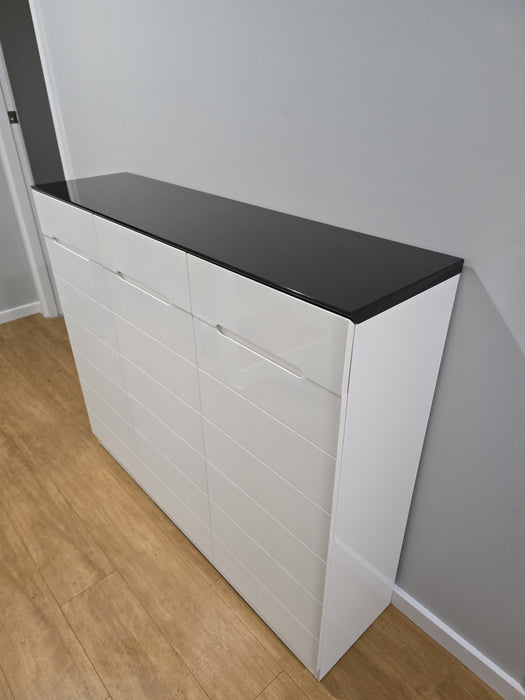 Gladstone 1.2m Shoe Cabinet - FULLY ASSEMBLED