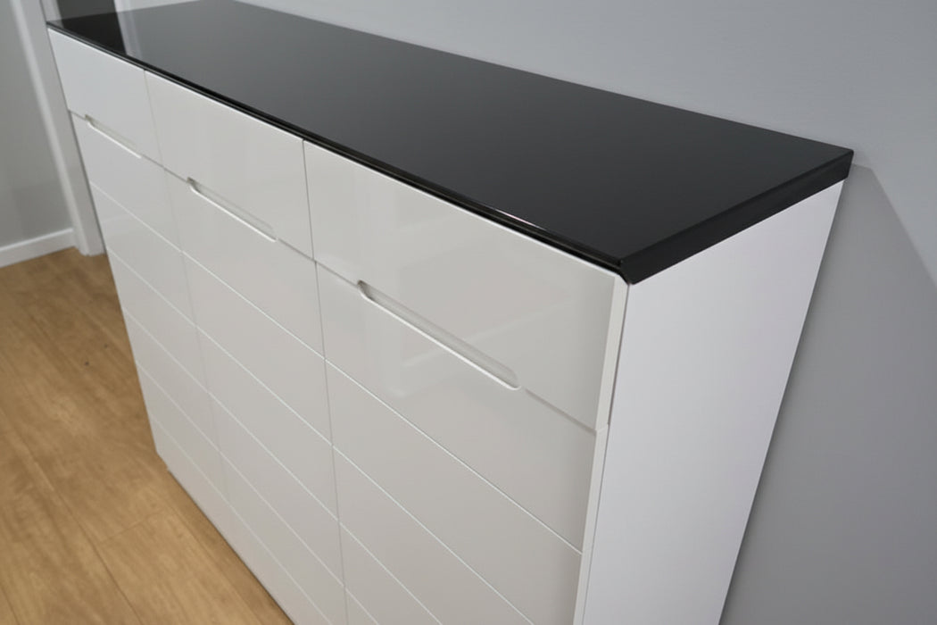 Gladstone 1.2m Shoe Cabinet - FULLY ASSEMBLED