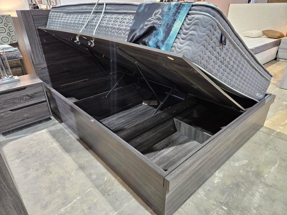 Boston King Single Bed - PRE ASSEMBLED