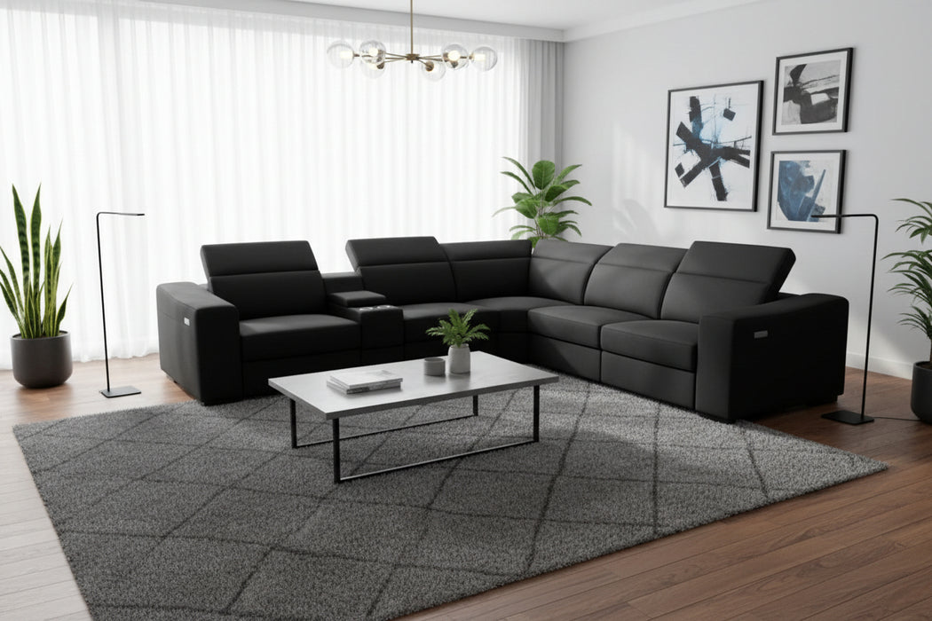 Academy Modular Power Recliner Lounge in Fabric Beige