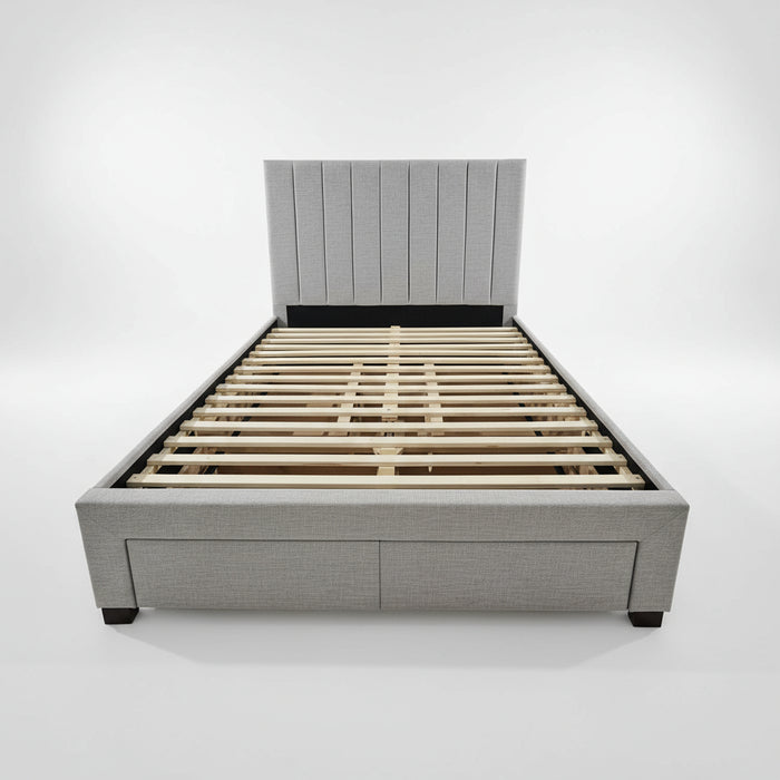 Martin Double Bed with Drawers