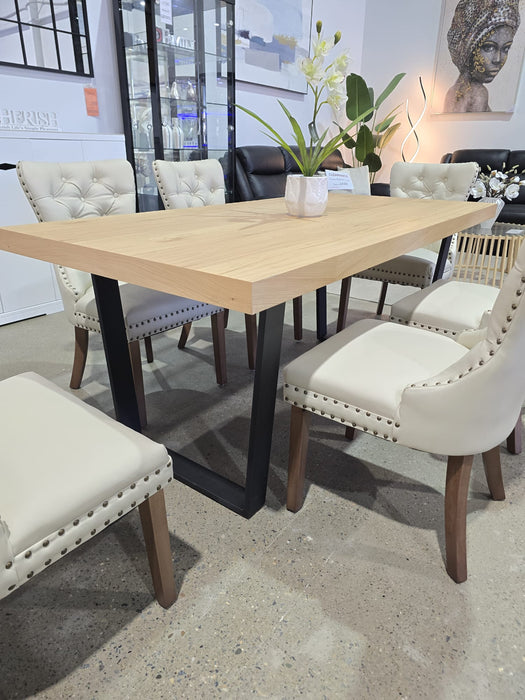 Elva 7 Piece Dining Set with 6 Chairs