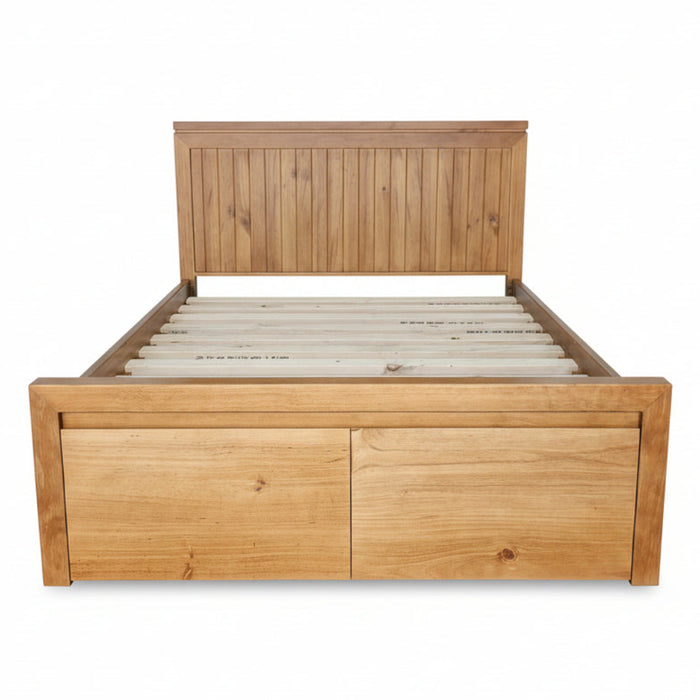 Cleo Solid Timber Queen Bed with Drawers – Australian Made