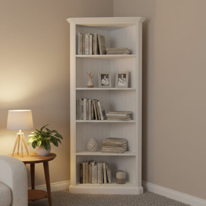 Hudson Australian Made Solid Timber Corner Display Bookcase