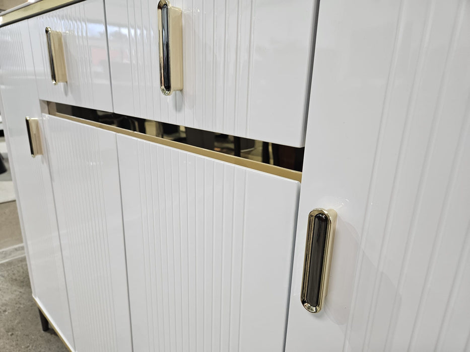 Amarelle 4 Door Shoe Cabinet FULLY ASSEMBLED