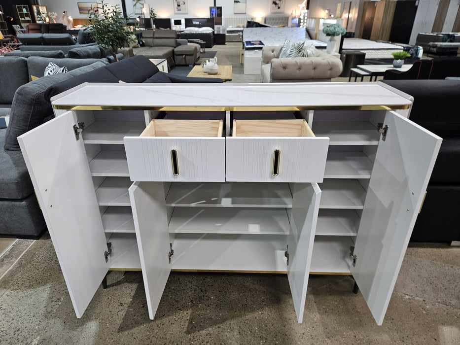 Amarelle 4 Door Shoe Cabinet FULLY ASSEMBLED