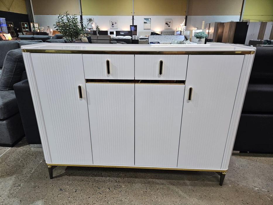 Amarelle 4 Door Shoe Cabinet FULLY ASSEMBLED
