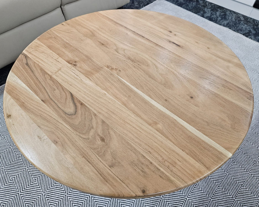Vijun Industrial Round Coffee Table