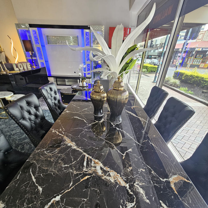 Amro Marble Dining Table – Modern & Elegant