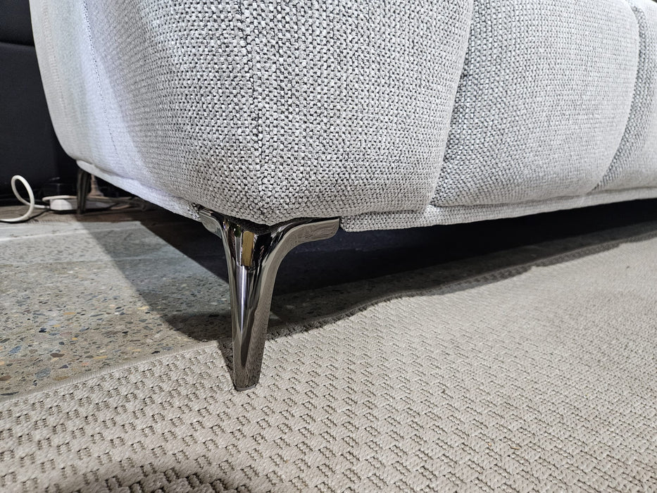 Vodet 4 Seater Corner Chaise Lounge | Modern Fabric L-Shaped Sofa