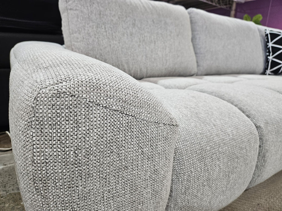 Vodet 4 Seater Corner Chaise Lounge | Modern Fabric L-Shaped Sofa