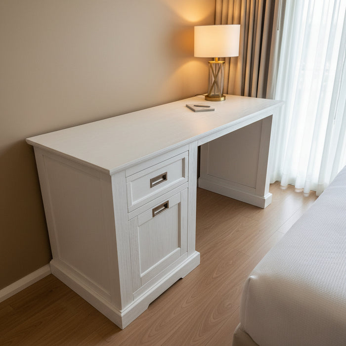Coastal White Study Desk 150cm
