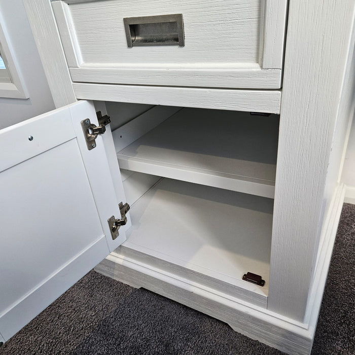 Coastal White Study Desk 150cm