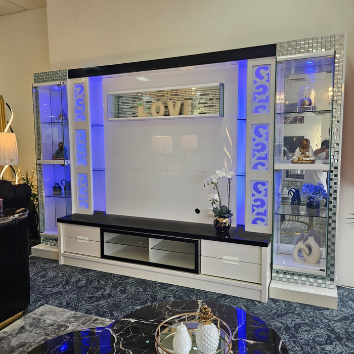 Madrid 3.2m Entertainment Wall Unit