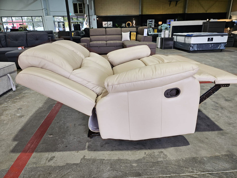 Maxie 5 Seater Full Leather Manual Recliner Lounge Suite