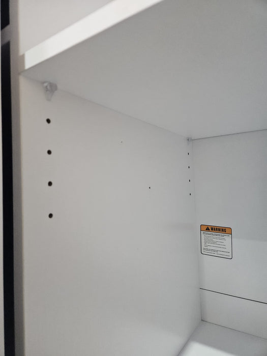 Luke Sliding Door Robe White 160cm