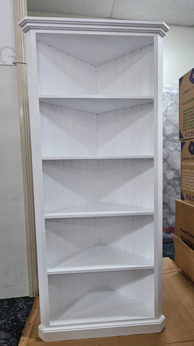 Hudson Australian Made Solid Timber Corner Display Bookcase