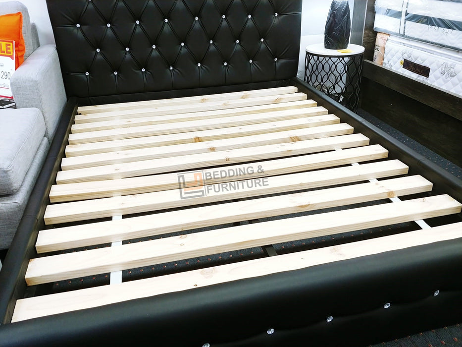 Milano Queen Leather Bed Frame