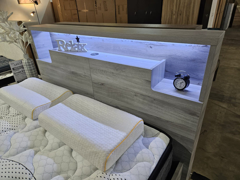 Wattle Storage Gas Lift Bed