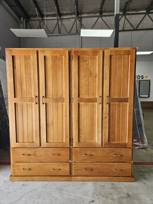 Hudson Large 3 Door Australian Made Timber Robe 180cm