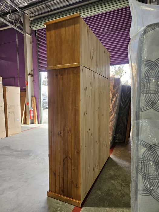 Hudson Large 3 Door Australian Made Timber Robe 180cm