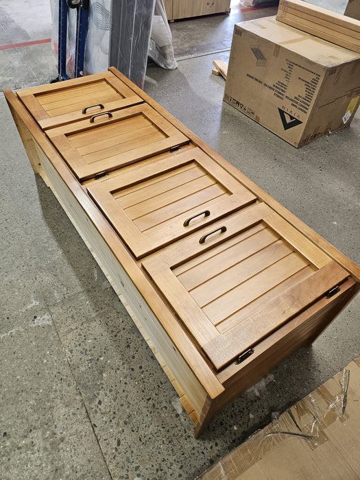 Hudson Large 3 Door Australian Made Timber Robe 180cm