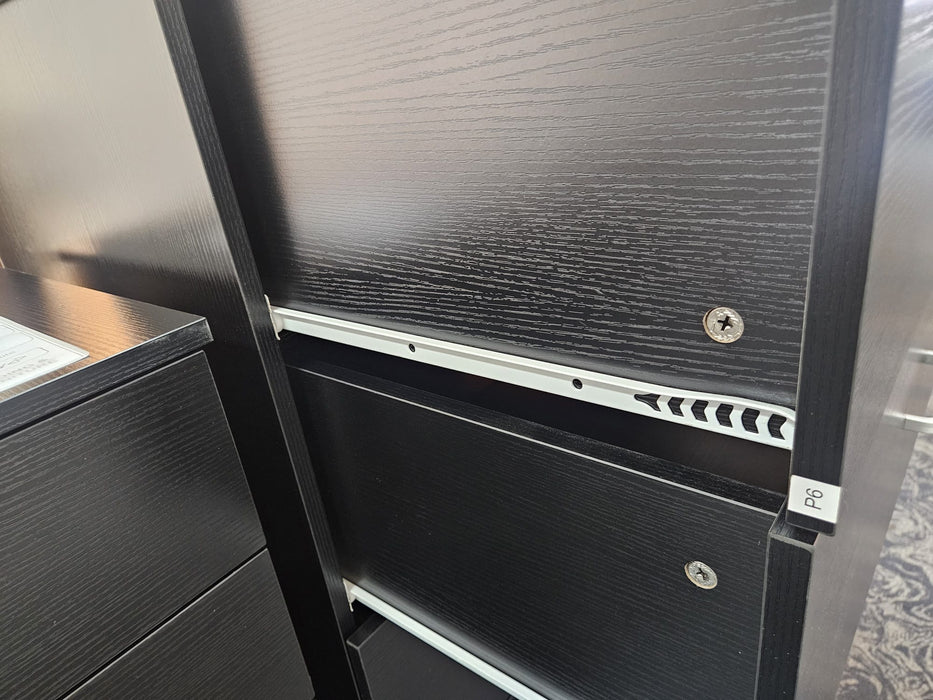 Milton 5 Chest of Drawers Tallboy Black 70cm