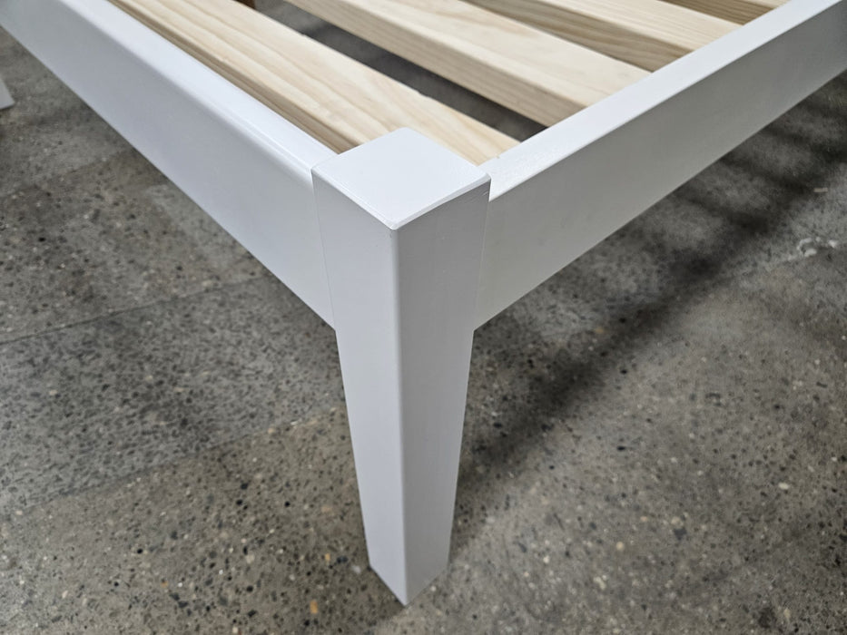 Waratah Australia Made Queen 52cm High Timber Bed Base White