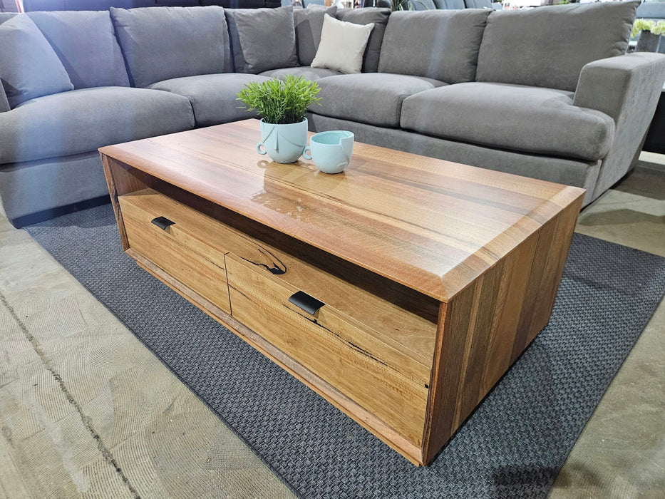 Sorrento Natural Rectangular Coffee Table - Living Room Table