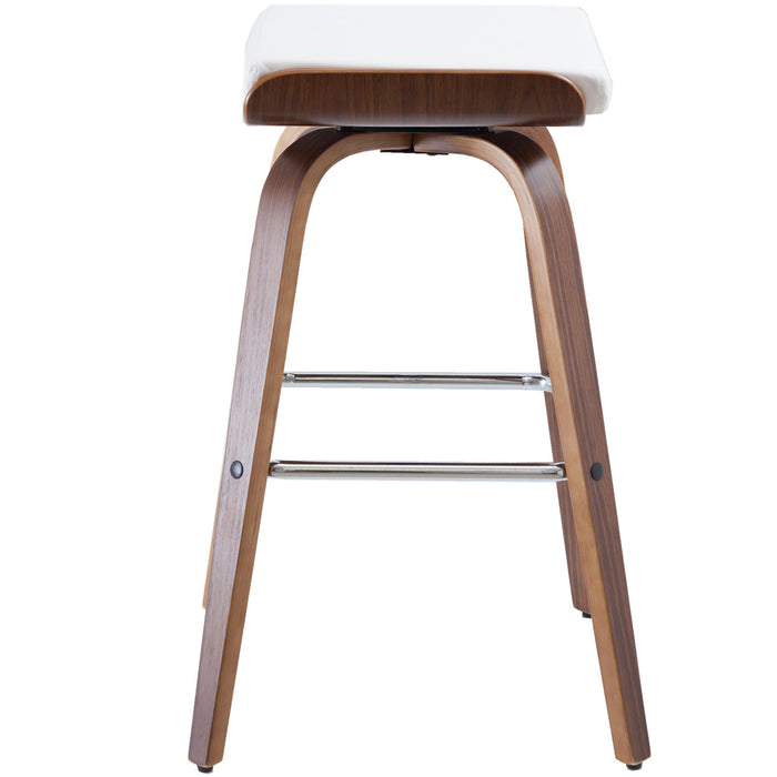 Lora Swivel Timber Bar Stool