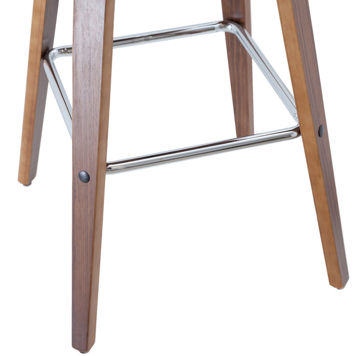 Lora Swivel Timber Bar Stool