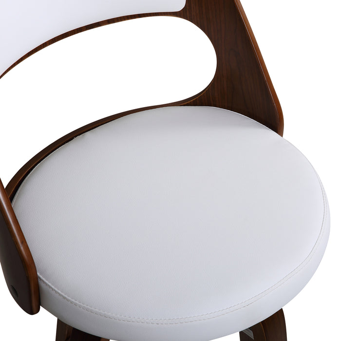 White Oslo Modern Barstool