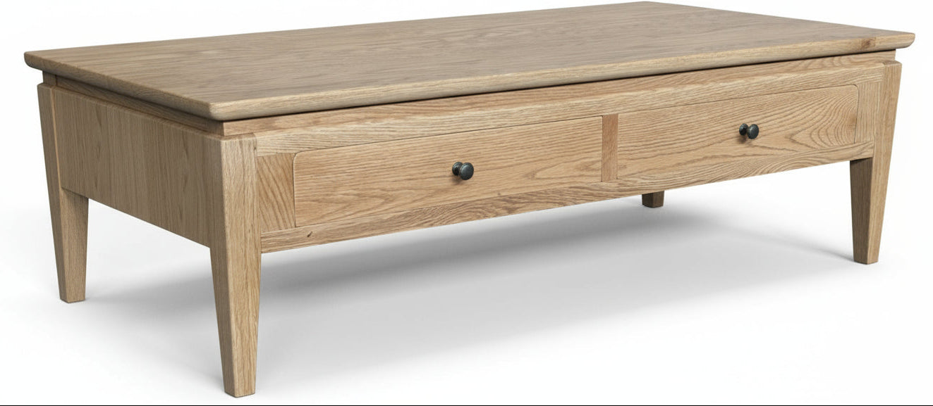 Cora 2 Drawer Timber Coffee Table